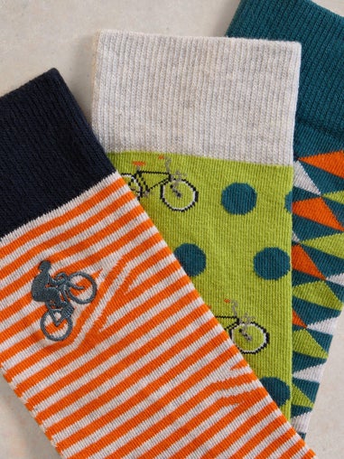 3er-Pack Socken Bicycle Geo