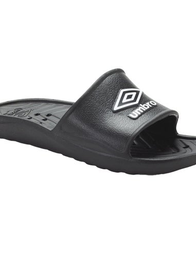 Umbro Black/White Shower Sliders