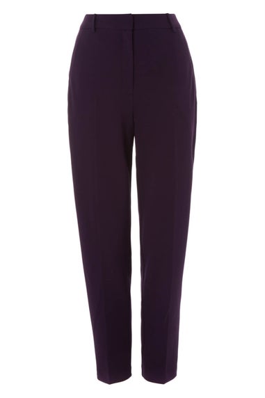 Roman Plum Short Straight Leg Stretch Trouser