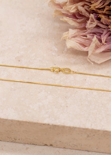 Golden Moments 9ct Yellow Gold Mini Round Snake Chain