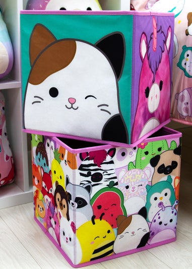 Squishmallows Multi Colour Squares 2 Pack Storage Box