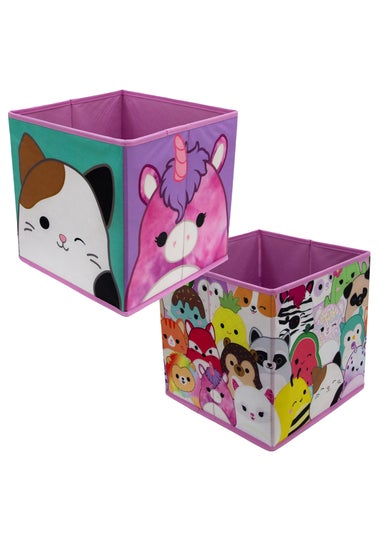 Squishmallows Multi Colour Squares 2 Pack Storage Box