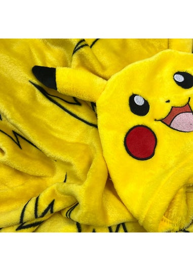 Pokemon Yellow 3D Hooded Wearable Throw