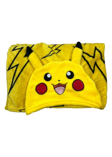 Pokemon Yellow 3D Hooded Wearable Throw