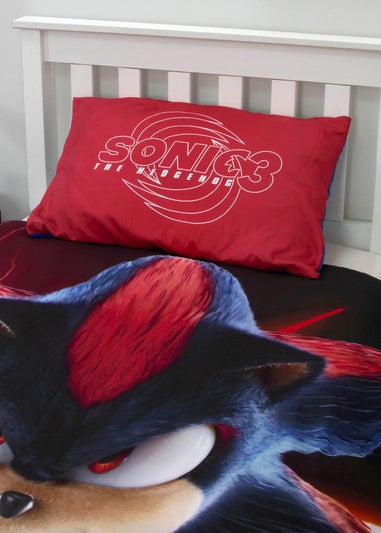 Sonic Red/Blue The Movie 3 Reversible Polycotton Duvet Set