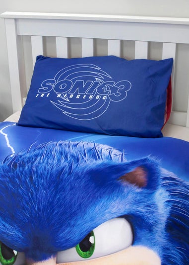 Sonic Red/Blue The Movie 3 Reversible Polycotton Duvet Set