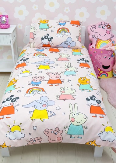 Peppa Pig Multi Colour Playful Junior Polycotton Bed Bundle