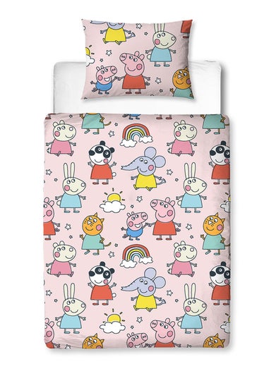 Peppa Pig Multi Colour Playful Junior Polycotton Bed Bundle