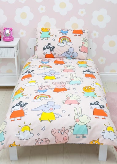 Peppa Pig Multi Colour Playful Junior Polycotton Bed Bundle