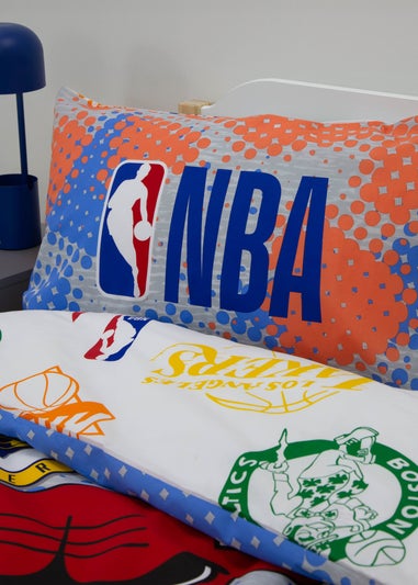 NBA Multi Colour Divide Single Polycotton Duvet Set