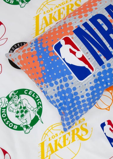 NBA Multi Colour Divide Single Polycotton Duvet Set