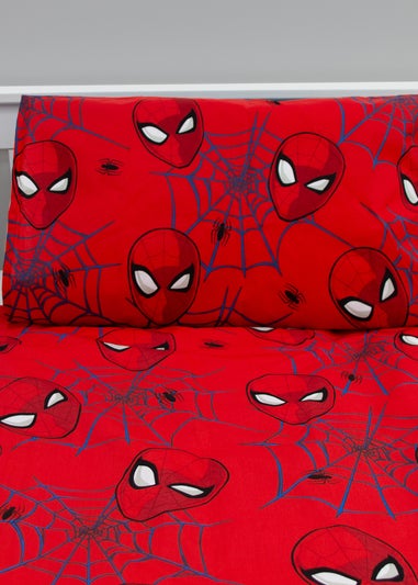 Marvel Red/Blue Spiderman Just Hanging Polycotton Duvet Set