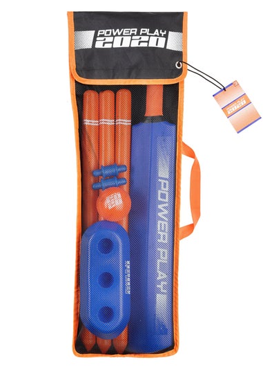 Toyrific Orange Powerplay Plastic Cricket Set