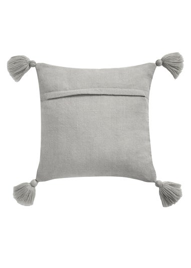 Drift Home Alda Outdoor Tasselled Grey Filled Cushion