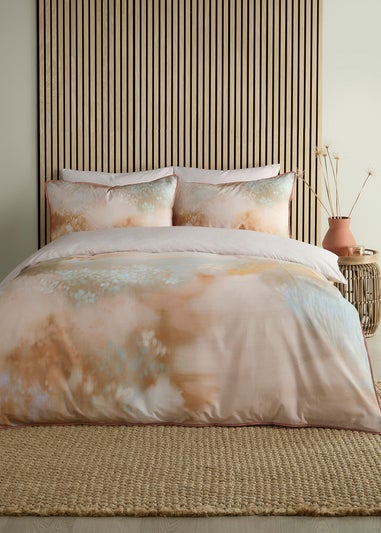 Appletree Loft Tuscany Digitally Printed Natural Duvet Cover Set