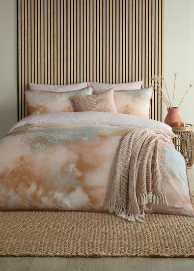 Appletree Loft Tuscany Digitally Printed Natural Duvet Cover Set