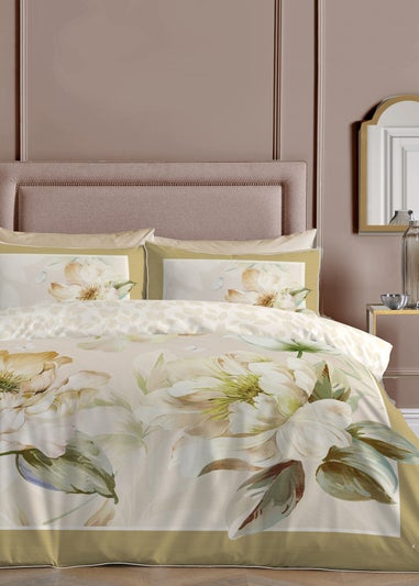 Appletree Promo Brielle Digitally Printed Gold Duvet Cover Set