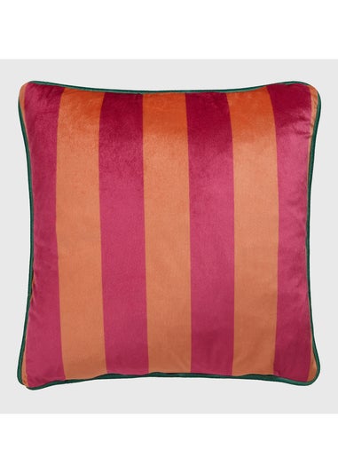 Laurence Llewelyn-Bowen Cotswold Fantasia Dawn Velvet Pink Filled Cushion