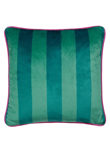 Laurence Llewelyn-Bowen Polly Amorous Velvet Blue Filled Cushion