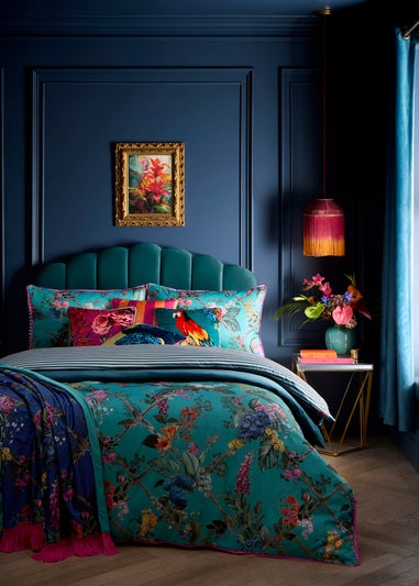 Laurence Llewelyn-Bowen Cotswold Fantasia Blue Duvet Cover Set