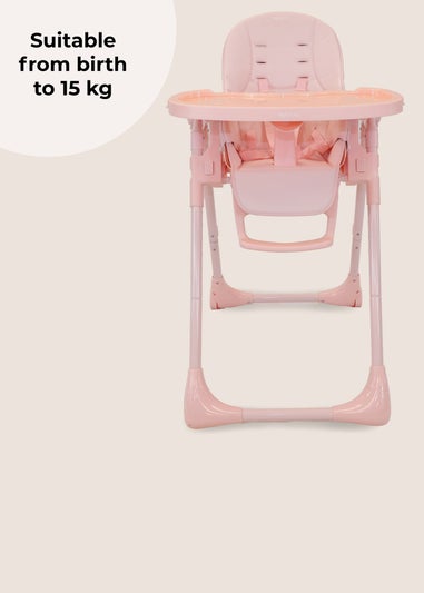 My Babiie Pastel Pink Luxe Highchair