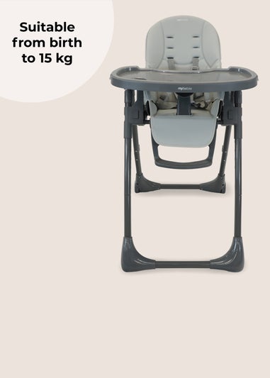 My Babiie Grey Luxe Highchair