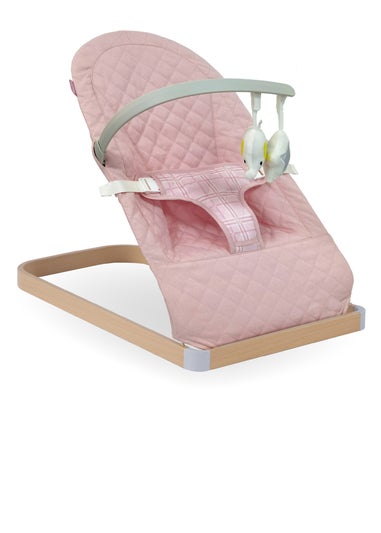 My Babiie Pink Plaid Baby Bouncer