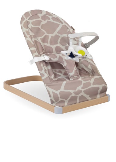 My Babiie Tan Giraffe Baby Bouncer