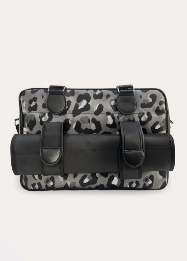 My Babiie Black Leopard Deluxe Changing Bag