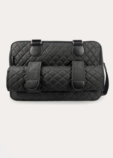 My Babiie Black Quilted Deluxe Changing Bag