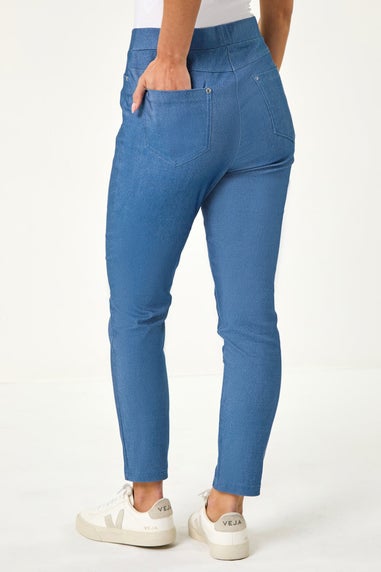 Roman Denim Petite Bengaline Stretch Jean Trouser