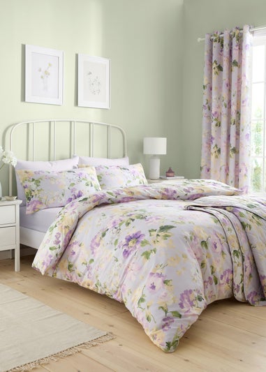 Dreams & Drapes Design Flourette Lilac Bedspread