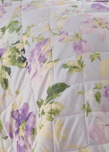 Dreams & Drapes Design Flourette Lilac Bedspread