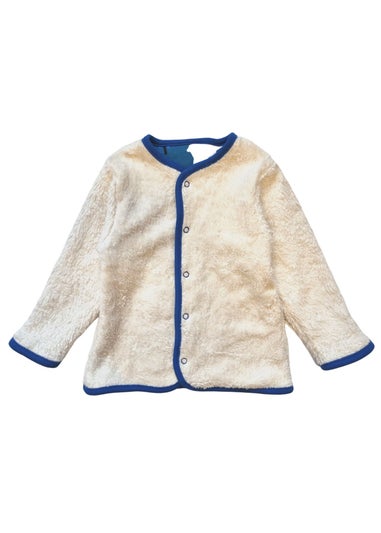 Toby Tiger Organic Blue Arctic Print Reversible Jacket (12  months - 8 years)