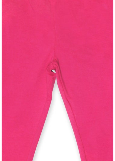 Toby Tiger Organic Pink Basic Leggings (6 months - 8 years)