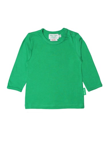 Toby Tiger Organic Green Basic Long-Sleeved T-Shirt (6 months - 8 years)