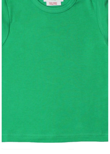 Toby Tiger Organic Green Basic Long-Sleeved T-Shirt (6 months - 8 years)