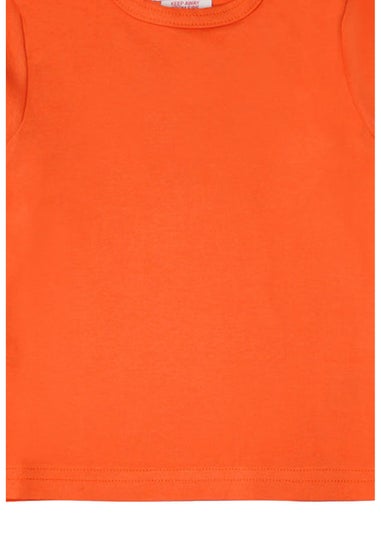 Toby Tiger Organic Orange Basic Long-Sleeved T-Shirt (6 months - 8 years)