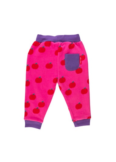 Toby Tiger Organic Pink Apple Print Joggers (6 months - 6 years)