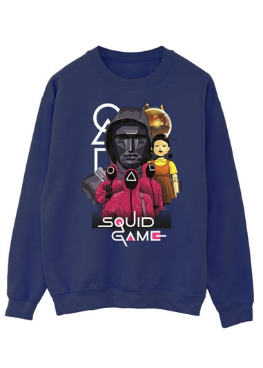 Netflix Squid Game Composition Navy Sweatshirt