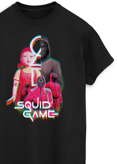 Netflix Squid Game Composition Black T-Shirt