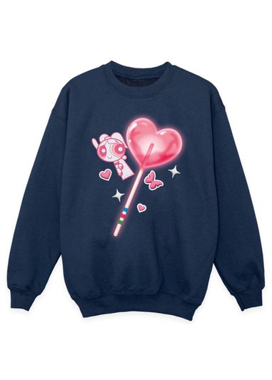 The Powerpuff Girls Lollypop Navy Sweatshirt (3-13 Years)