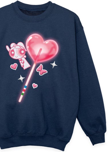 The Powerpuff Girls Lollypop Navy Sweatshirt (3-13 Years)