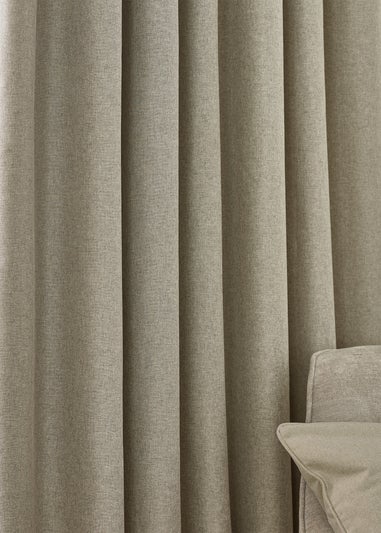 furn. Dawn 100% Blackout Thermal Pencil Pleat Curtains