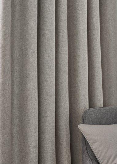 furn. Dawn 100% Blackout Thermal Pencil Pleat Curtains