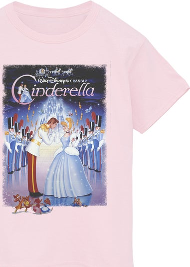 Disney Pink Cinderella Poster Kids T-Shirt (3-13 Years)