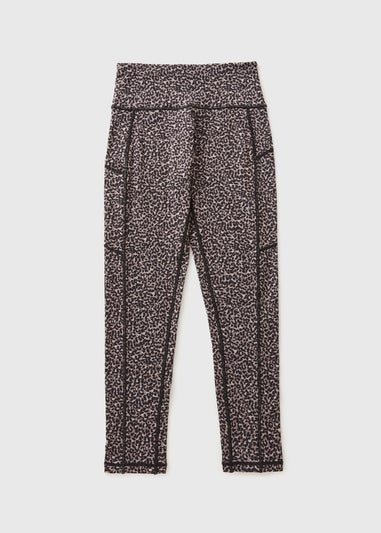 Girls Leopard Soft Touch Leggings (7-15yrs)
