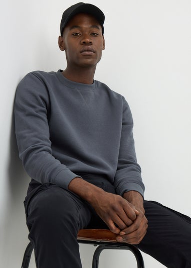 Charcoal Crew Neck Sweatshirt