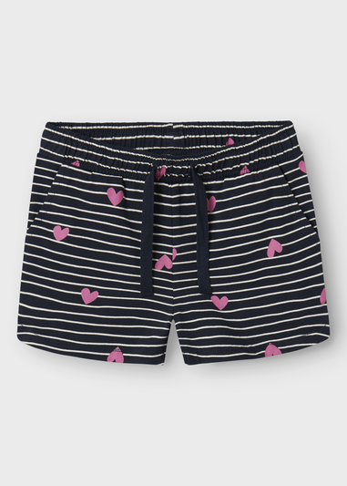 Name It Girls White Heart Top & Shorts Set (1.5-7yrs)