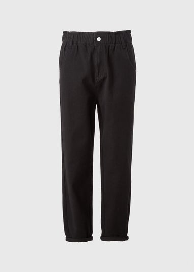Black Paperbag Jeans